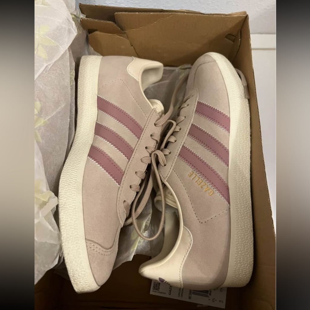 Adidas Women’s Gazelle Sneakers In Light Pink And Mauve